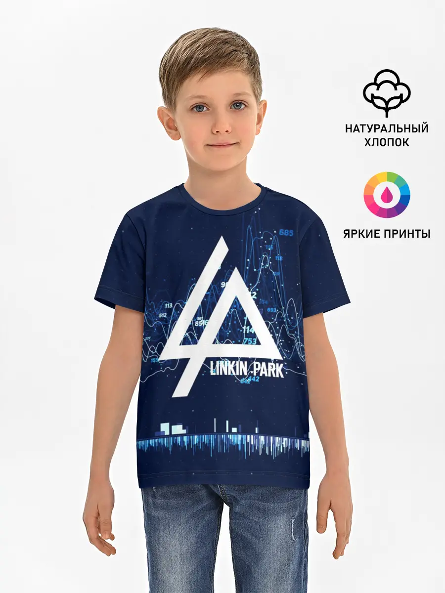 Детская базовая футболка / Linkin Park music collection