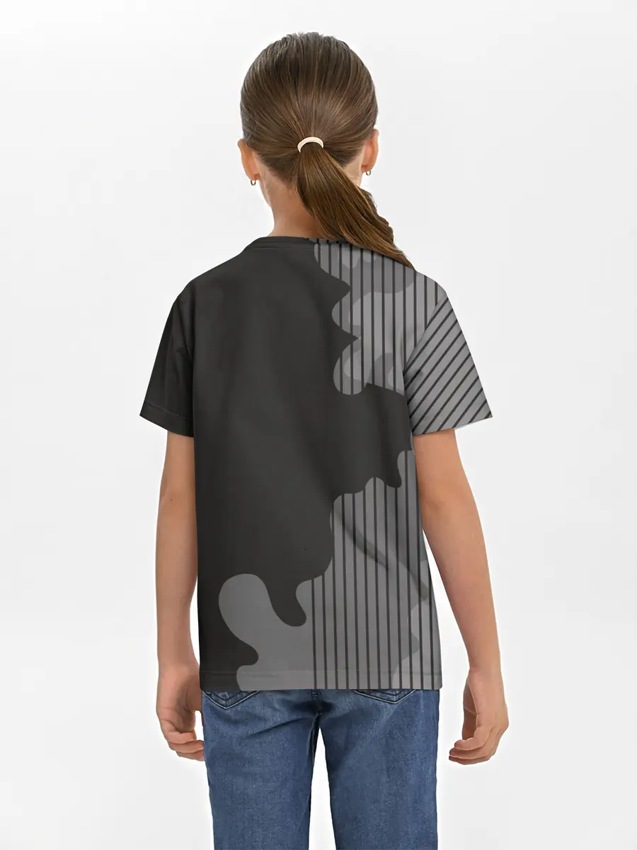 Детская базовая футболка / Мопс в кармане