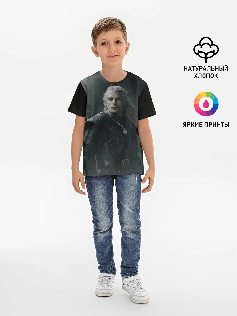 Детская базовая футболка / Ведьмак 2