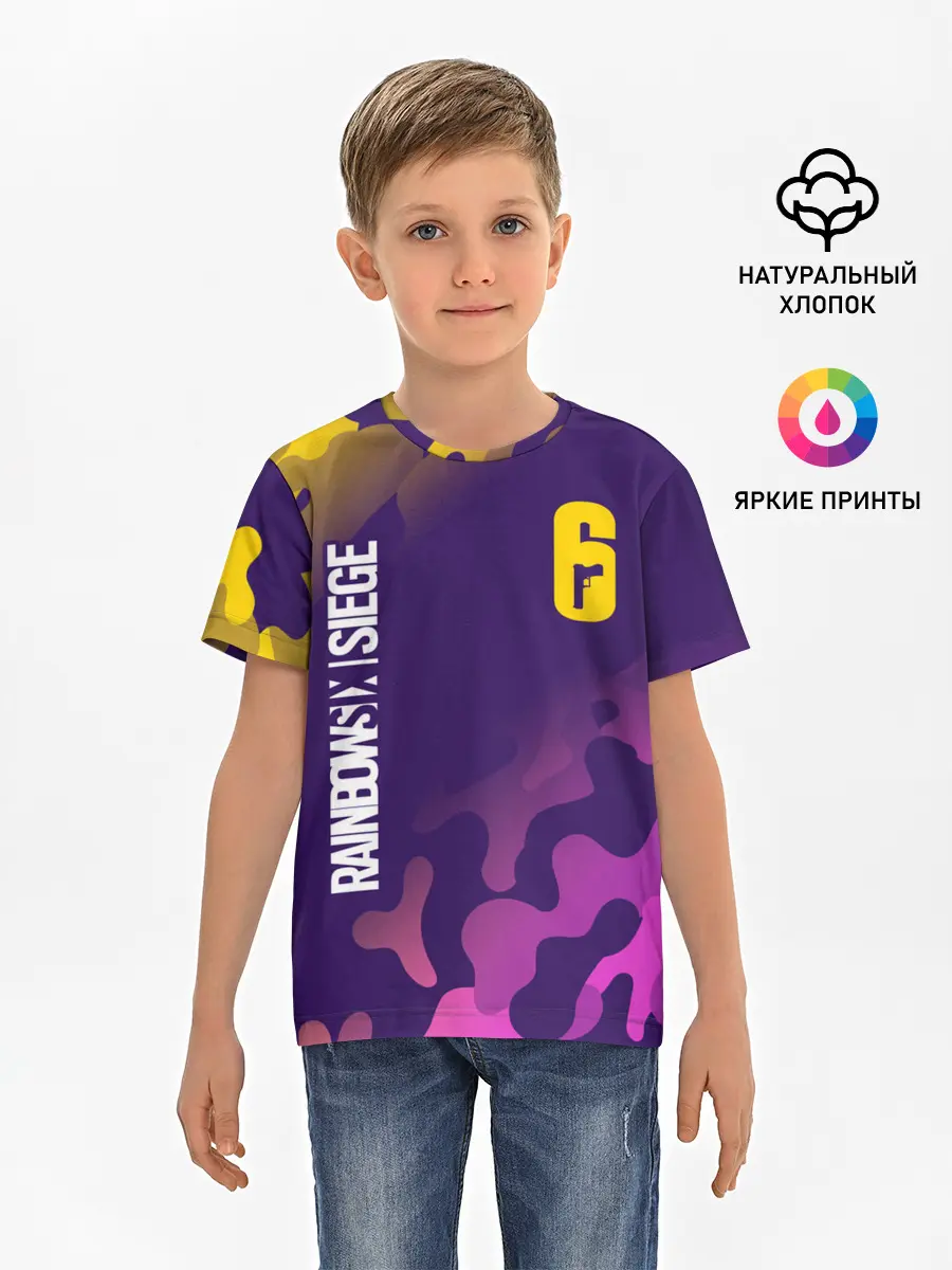 Детская базовая футболка / RAINBOW SIX SIEGE / РАДУГА 6
