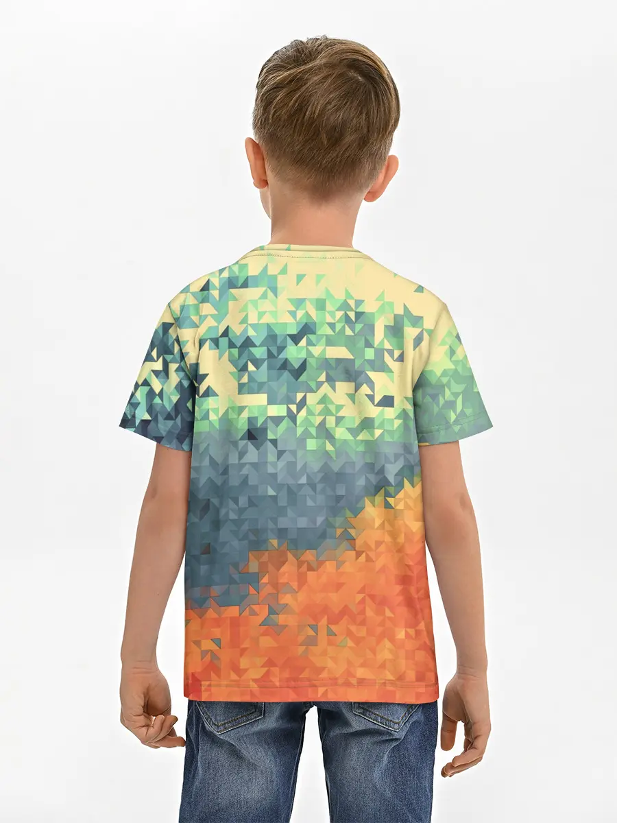 Детская базовая футболка / Стихия: лед и пламя