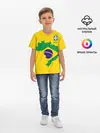 Детская базовая футболка / Бразилия, форма