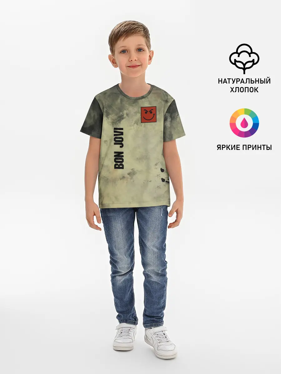 Детская базовая футболка / Bon Jovi