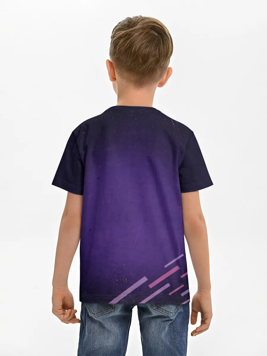 Детская базовая футболка / Neon One Piece