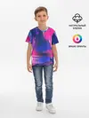 Детская базовая футболка / Неоновые Краски