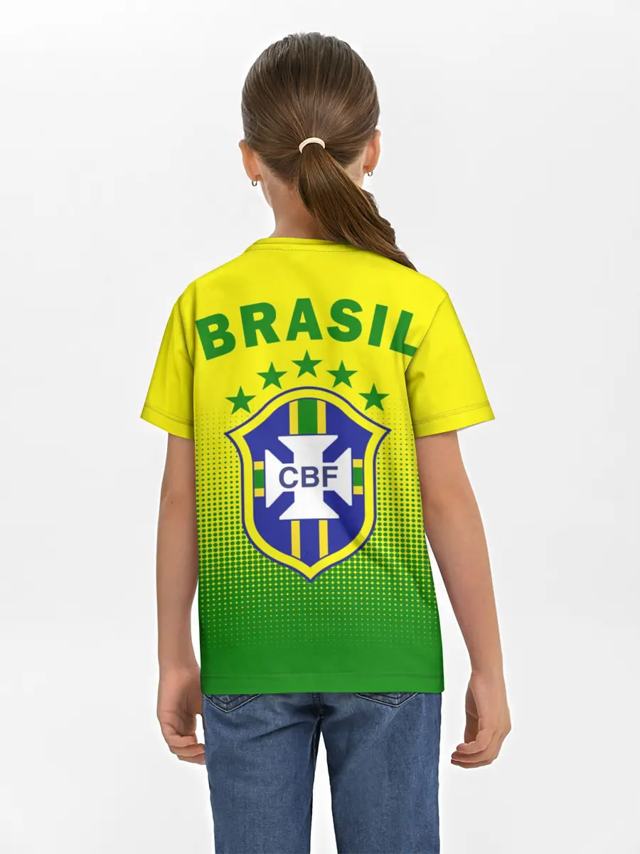 Детская базовая футболка / Сборная Бразилии