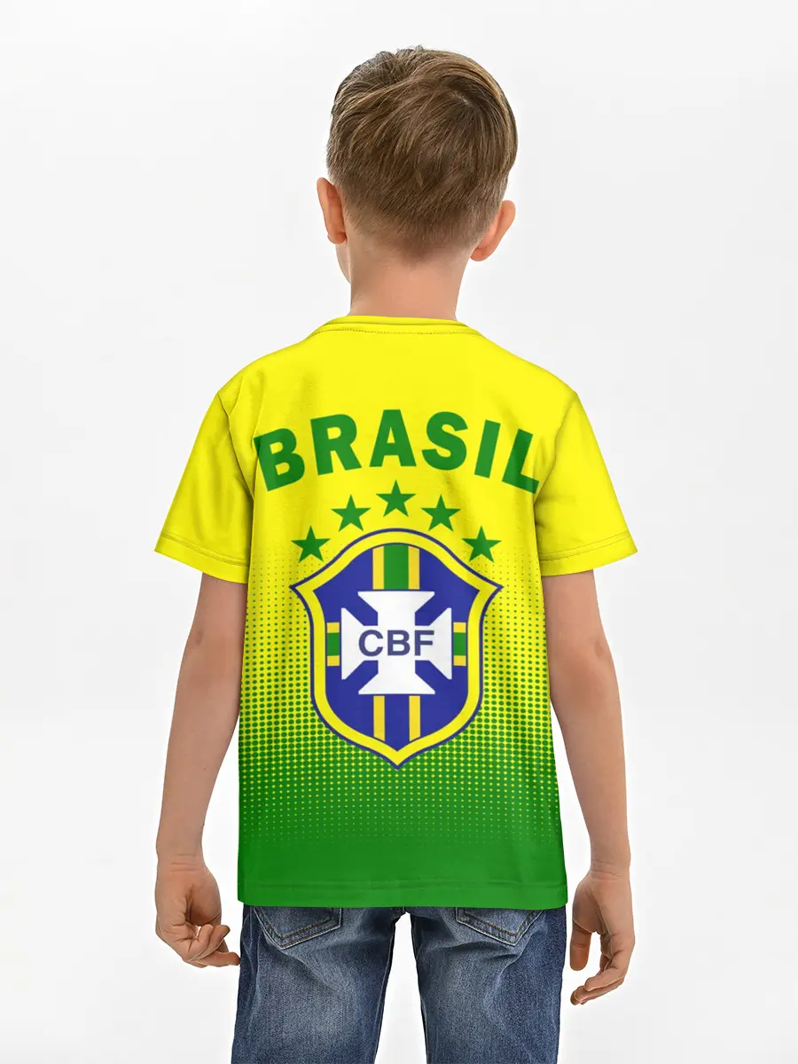 Детская базовая футболка / Сборная Бразилии