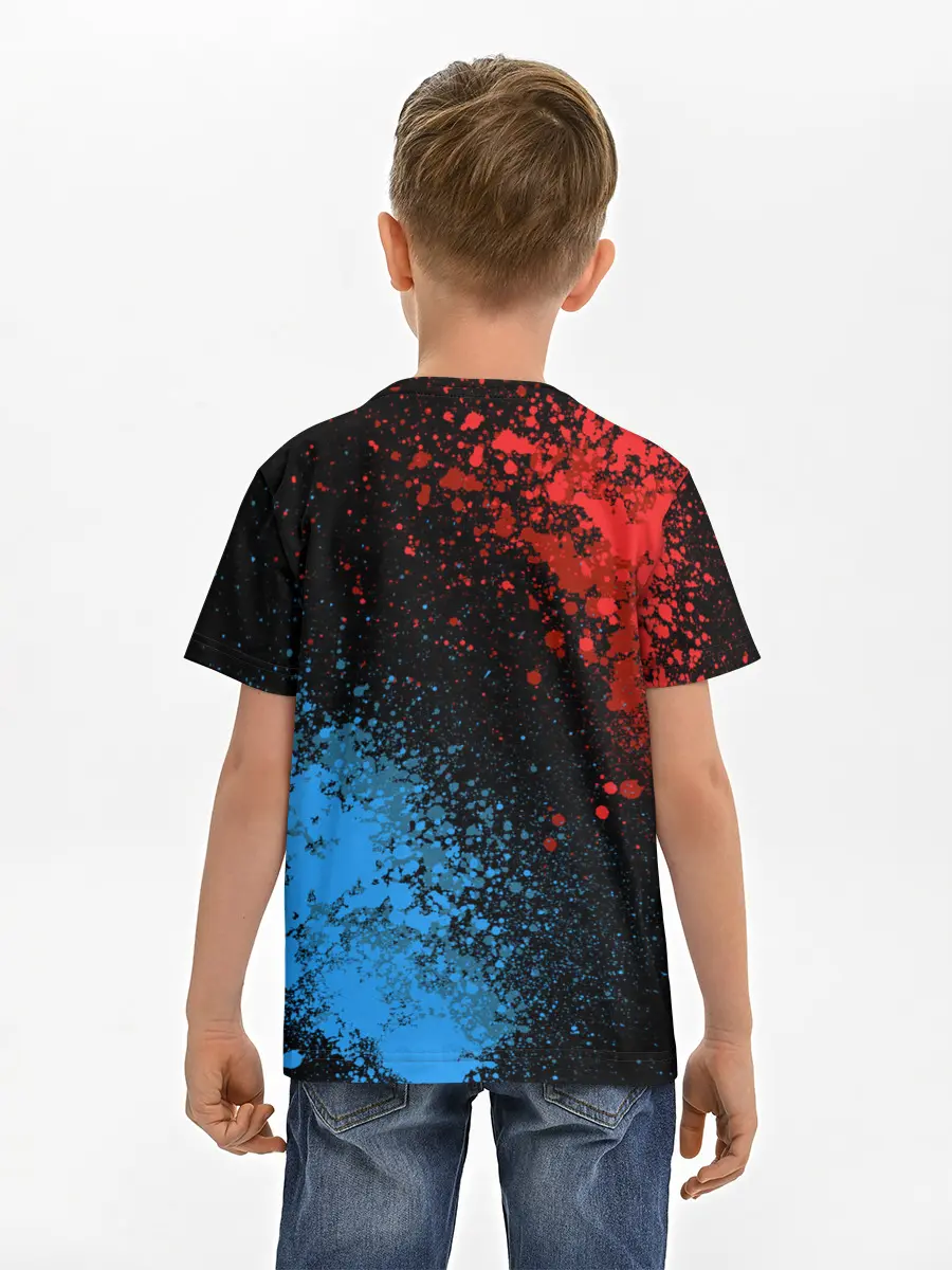 Детская базовая футболка / Geometry Dash