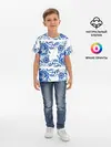 Детская базовая футболка / Гжель