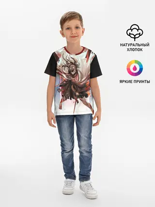 Детская базовая футболка / ХЯККИМАРУ | ДОРОРО