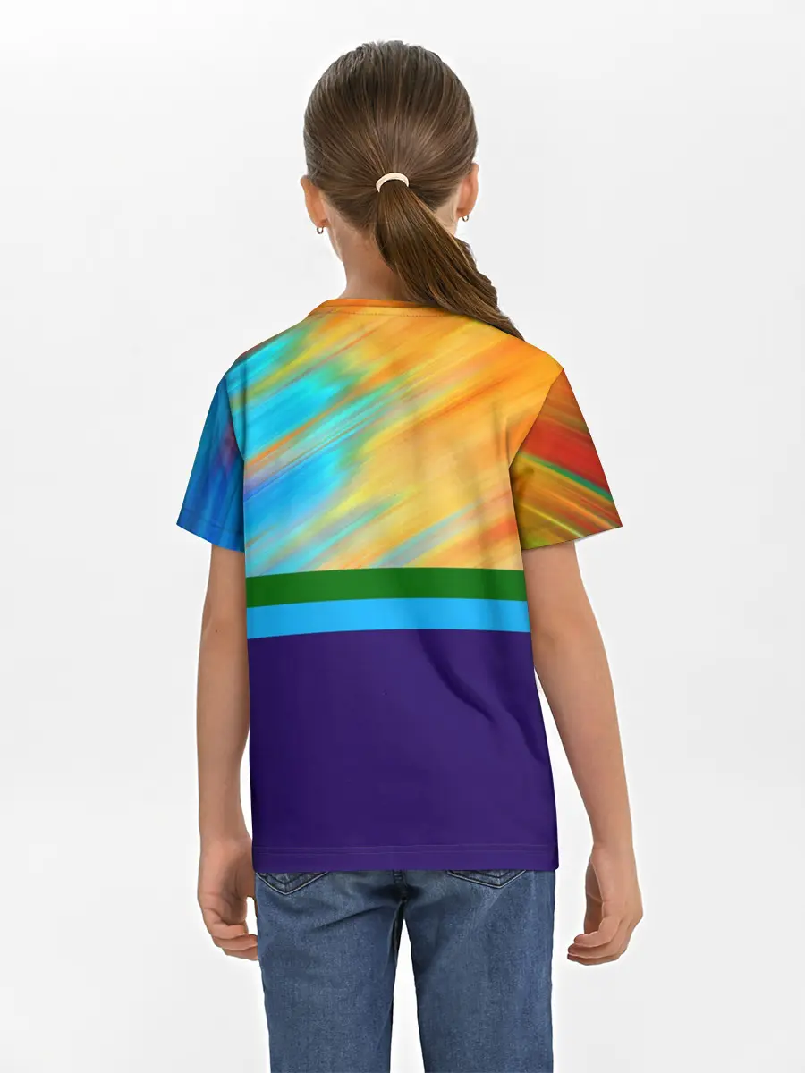 Детская базовая футболка / Размытие