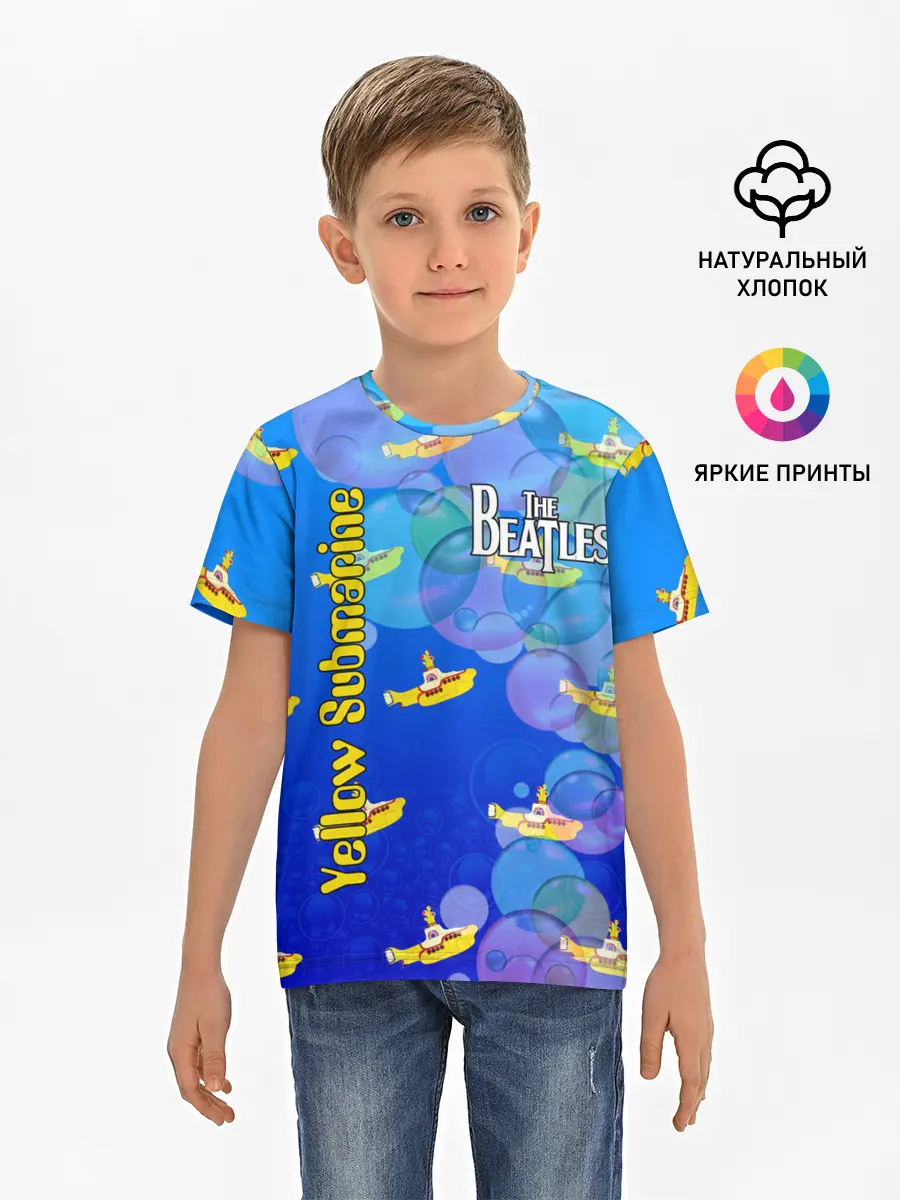 Детская базовая футболка / The Beatles