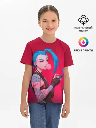 Детская базовая футболка / Jinx in love