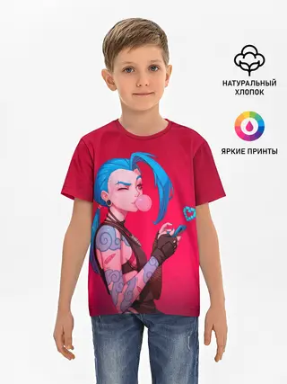 Детская базовая футболка / Jinx in love
