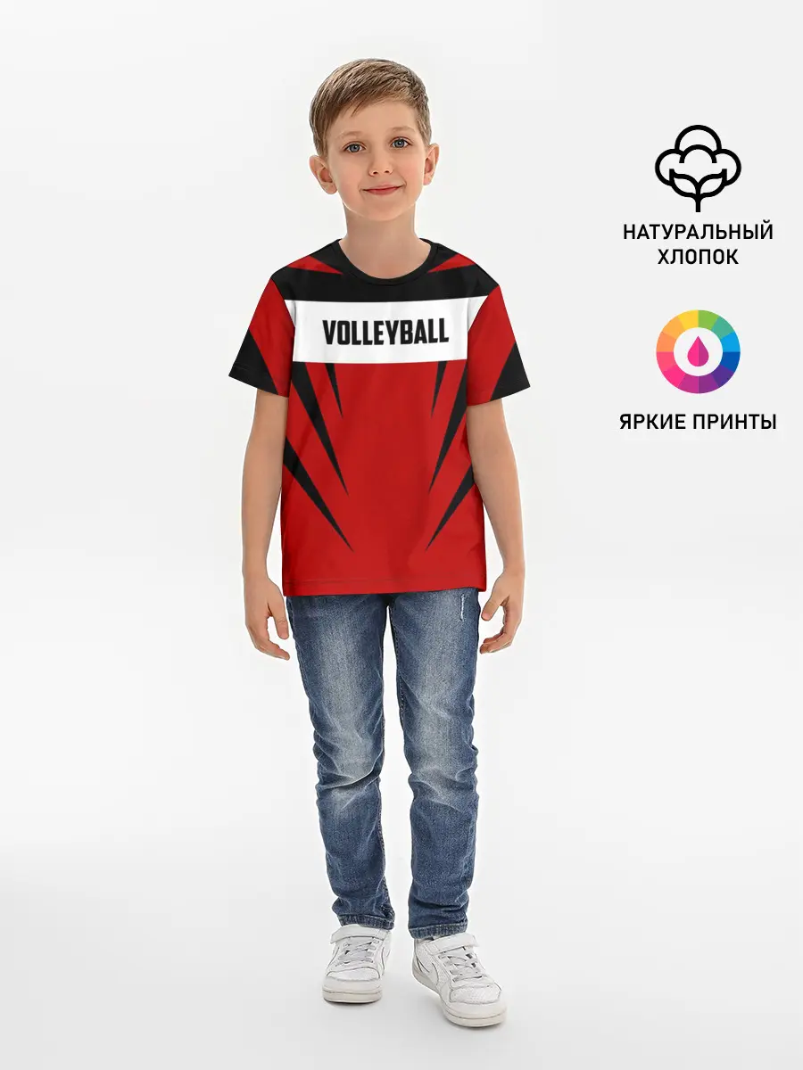Детская базовая футболка / Volleyball