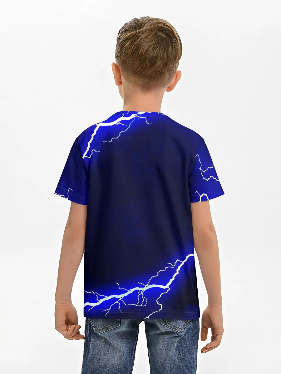 Детская базовая футболка / СИНИЕ МОЛНИИ