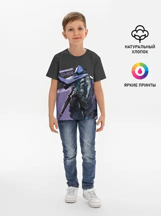 Детская базовая футболка / Valorant - Omen