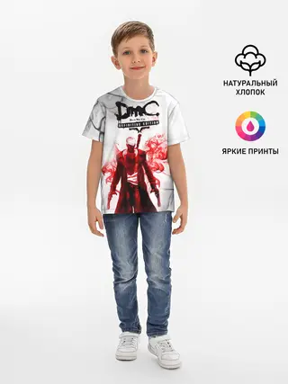 Детская базовая футболка / devil may cry