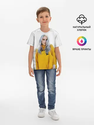 Детская базовая футболка / BILLIE EILISH