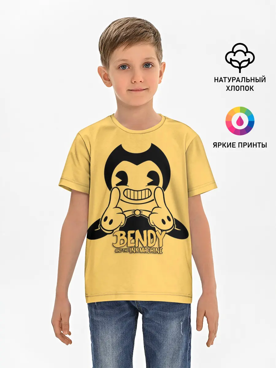 Детская базовая футболка / Bendy And The Ink Machine