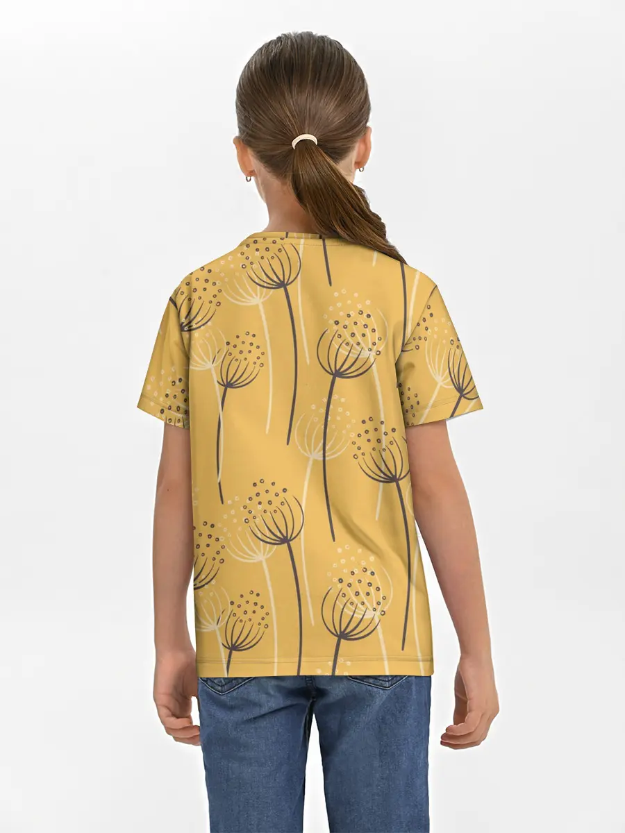 Детская базовая футболка / Цветы