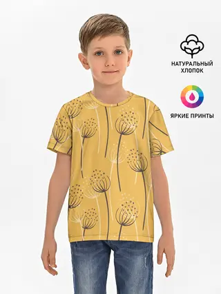 Детская базовая футболка / Цветы