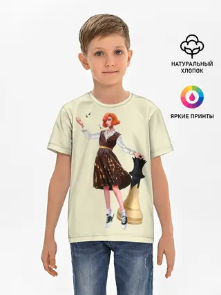 Детская базовая футболка / Ход Королевы