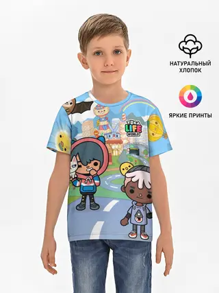 Детская базовая футболка / Toca Boca | Город