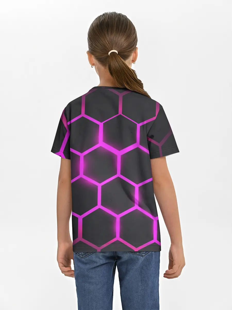 Детская базовая футболка / соты