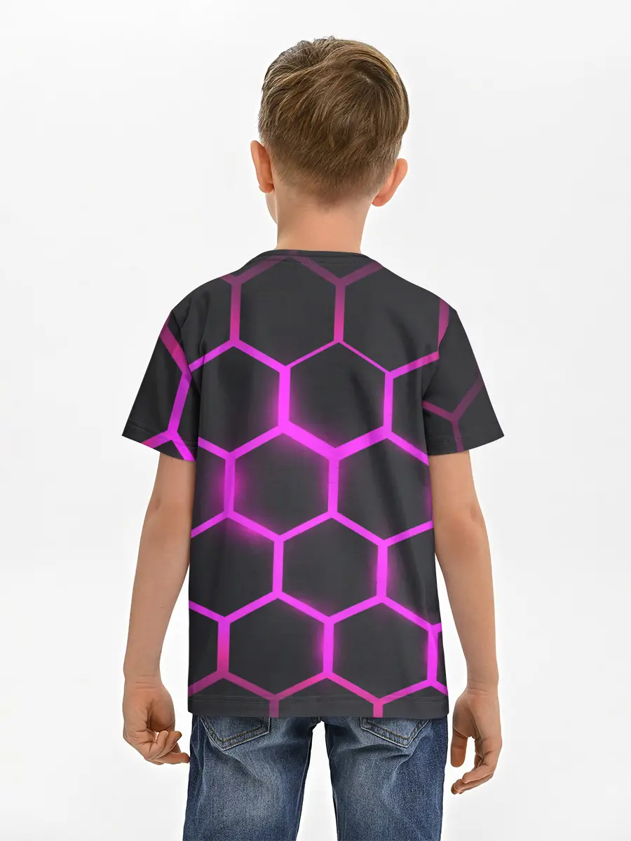 Детская базовая футболка / соты