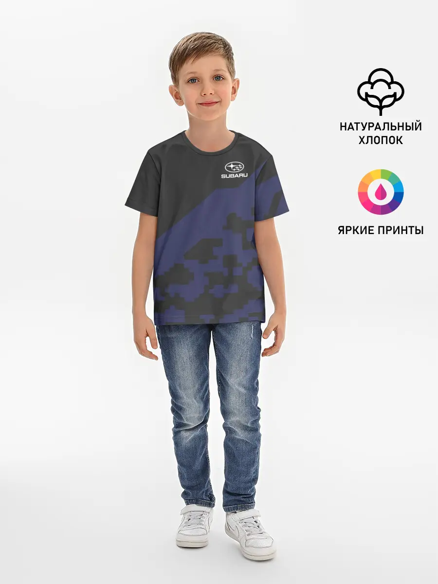 Детская базовая футболка / SUBARU SPORT