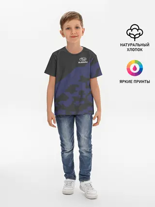Детская базовая футболка / SUBARU SPORT