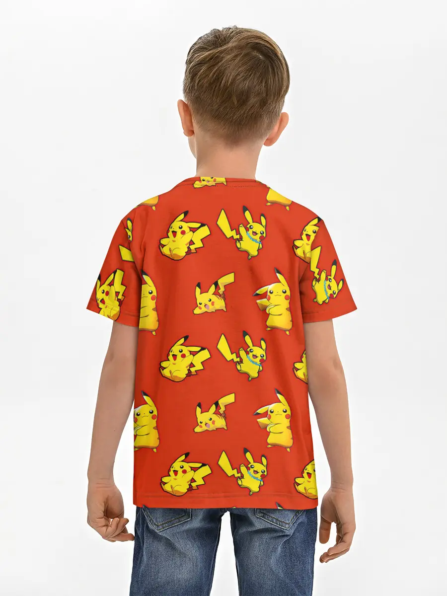 Детская базовая футболка / Пикачу