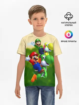 Детская базовая футболка / 3DMario