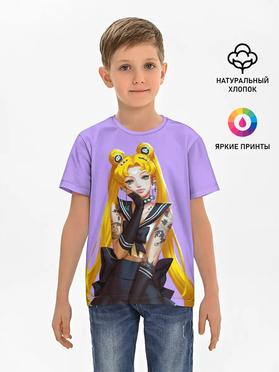 Детская базовая футболка / SAILOR MOON