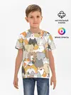 Детская базовая футболка / Кошачья стая