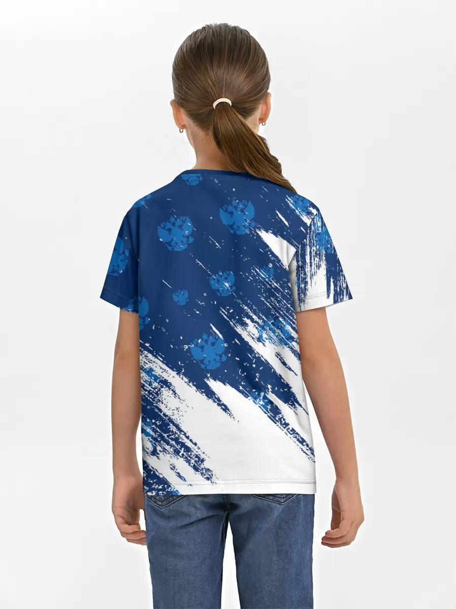 Детская базовая футболка / RUSSIA / РОССИЯ