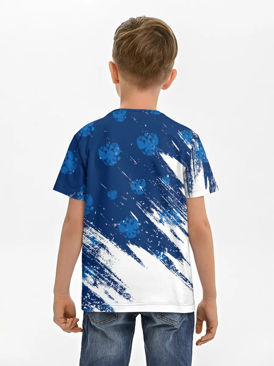 Детская базовая футболка / RUSSIA / РОССИЯ