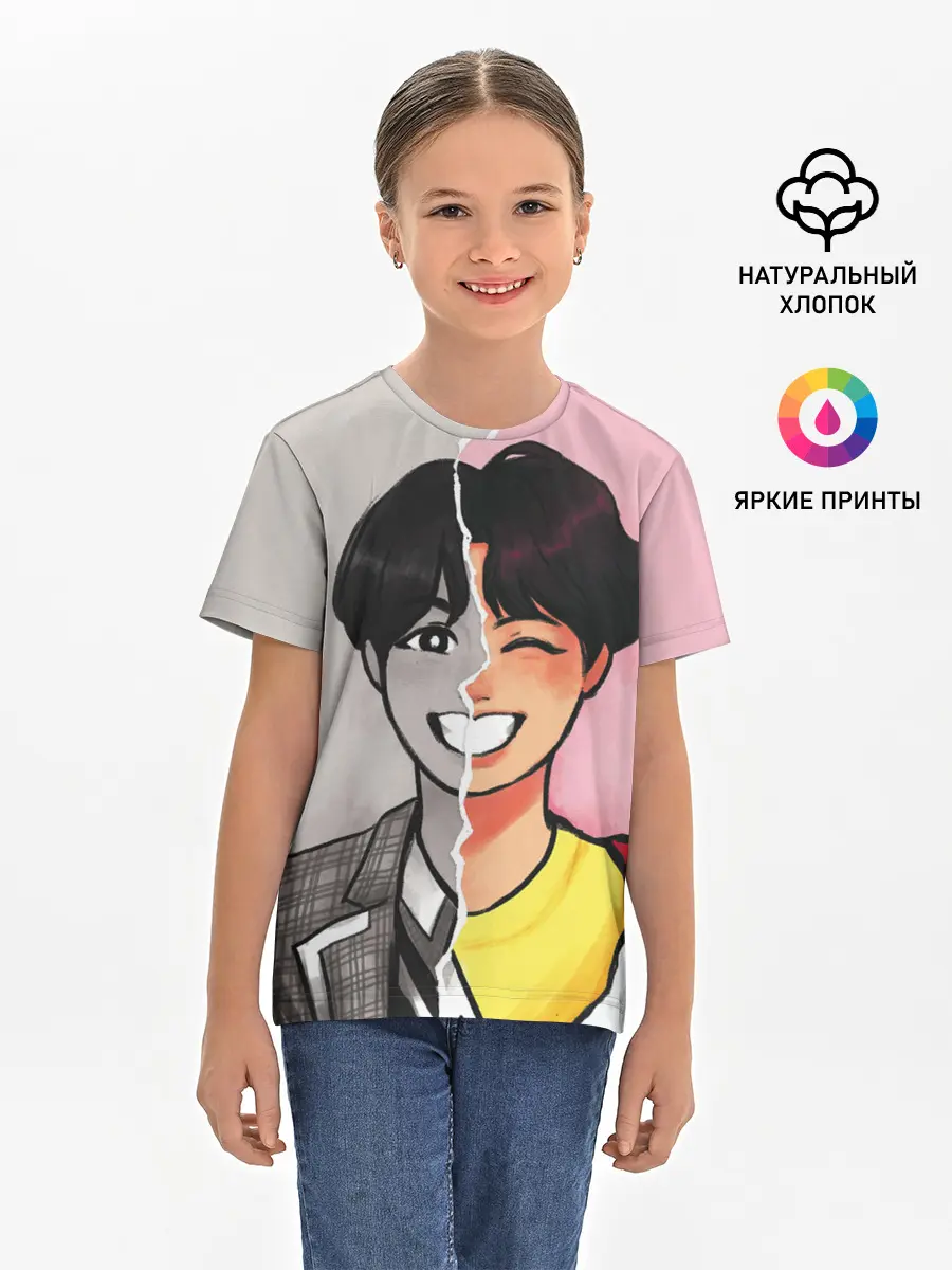 Детская базовая футболка / K-Pop