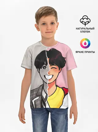 Детская базовая футболка / K-Pop