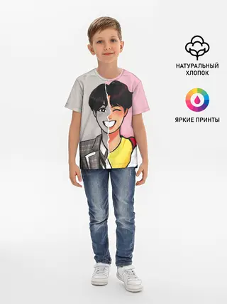 Детская базовая футболка / K-Pop