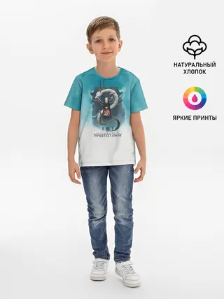 Детская базовая футболка / Каонаси и Хаку Унесённые призраками