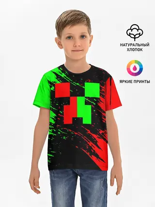 Детская базовая футболка / MINECRAFT