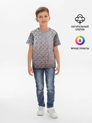 Детская базовая футболка / Стальной костюм