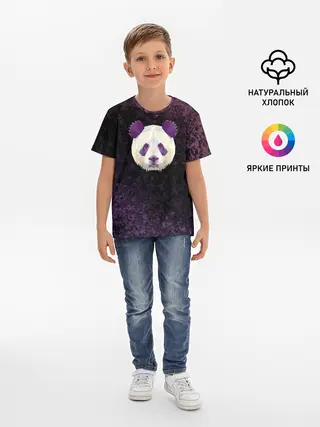Детская базовая футболка / Панда