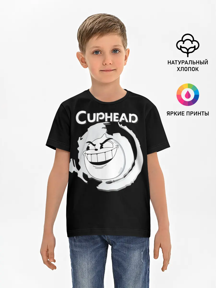 Детская базовая футболка / босс caphead