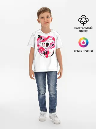 Детская базовая футболка / Hazbin Hotel