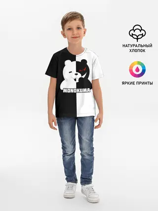 Детская базовая футболка / MONOKUMA / МОНОКУМА BEAR