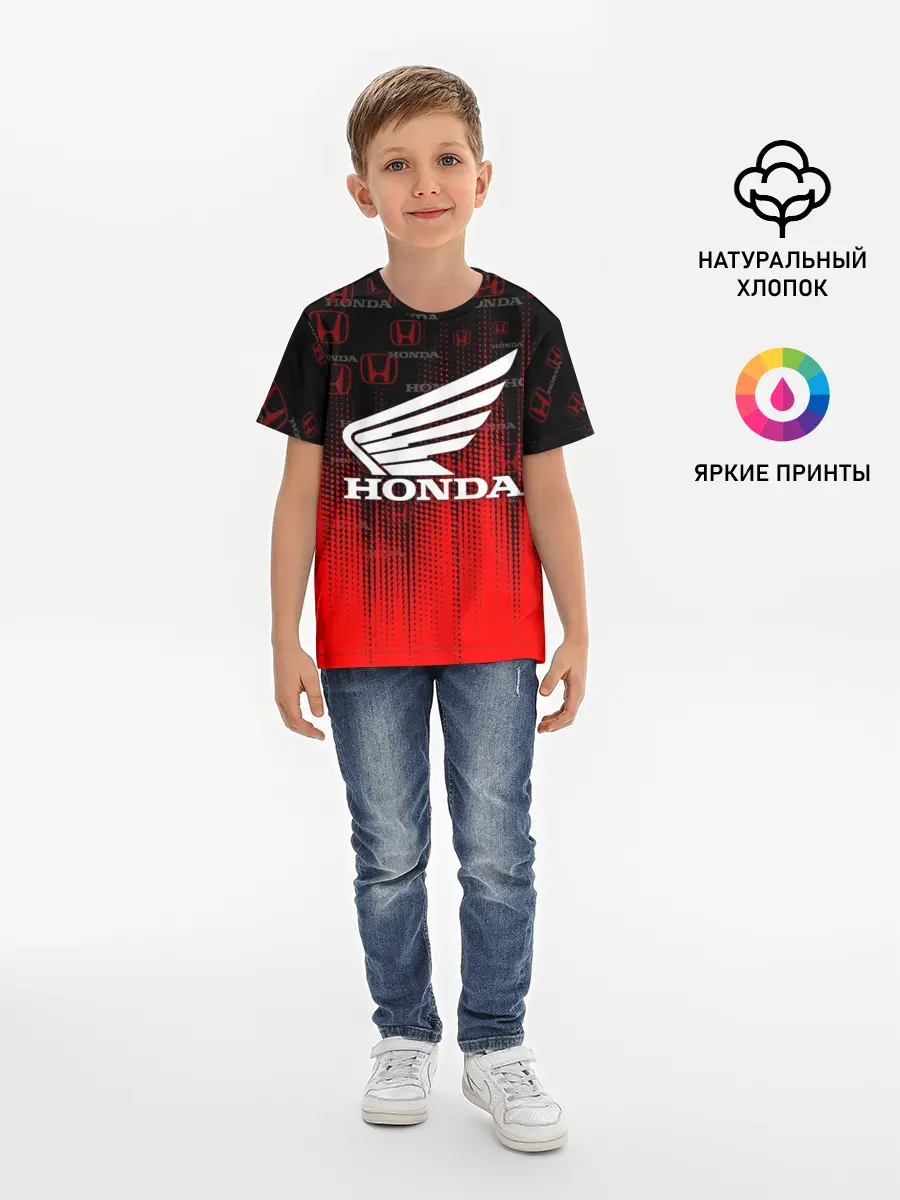 Детская базовая футболка / HONDA