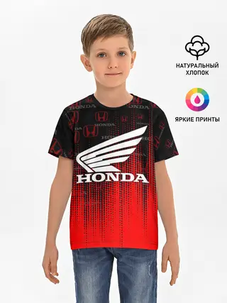 Детская базовая футболка / HONDA